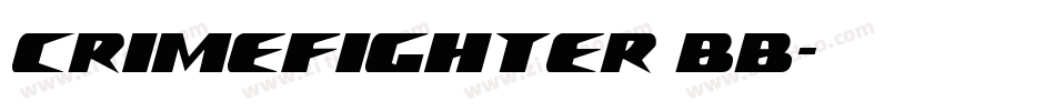 CrimeFighter BB字体转换
